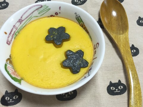 なめらかかぼちゃプリン♡生クリーム不使用